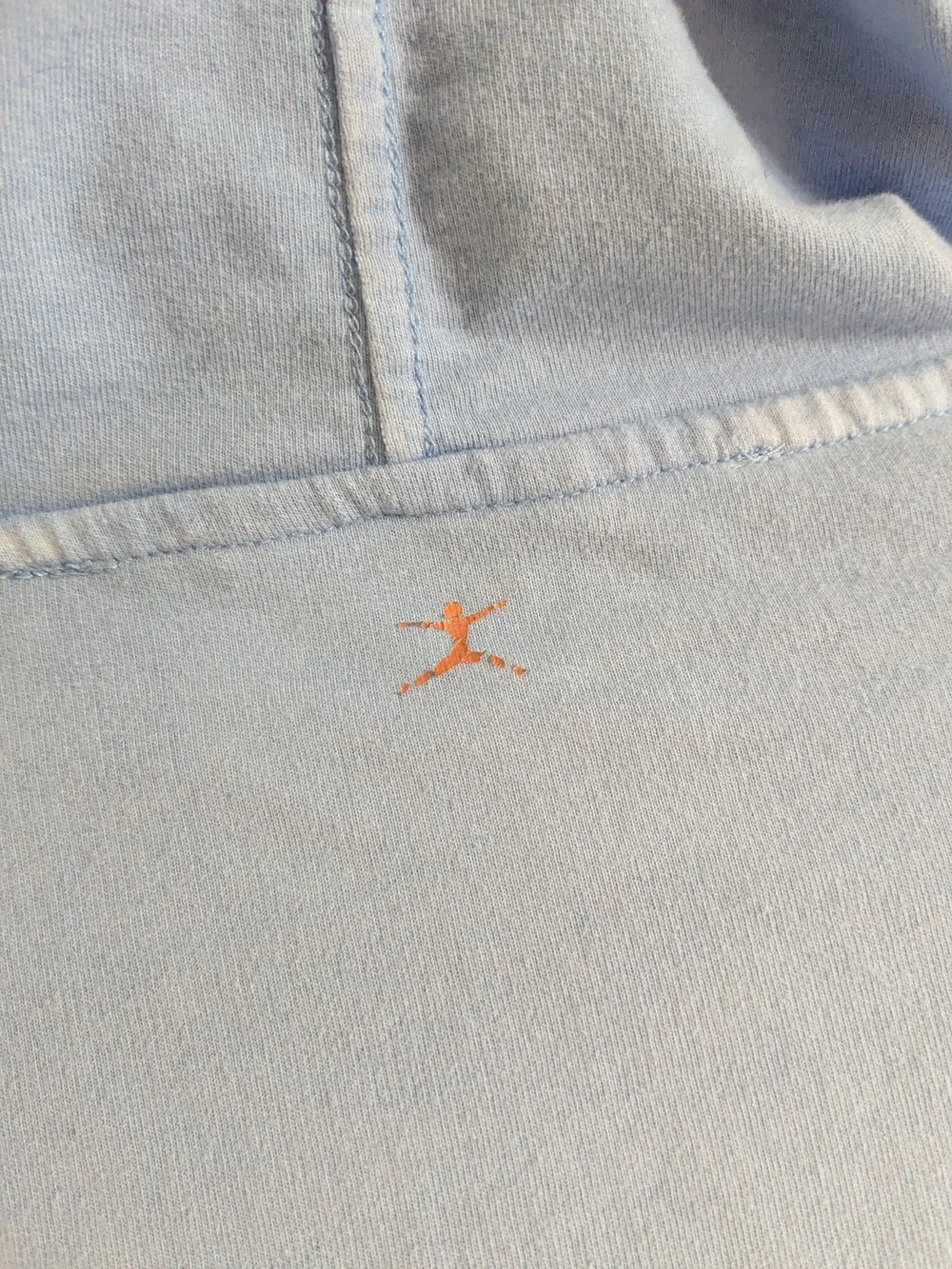 Ombre Blue White Pink Hoodie Sweater - Picture 6 of 9